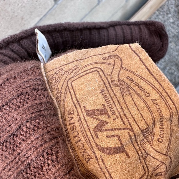 Vintage Brown Suede Cowhide Leather Moto Jacket Zip Ribbed Men’s XL - Picture 6 of 7